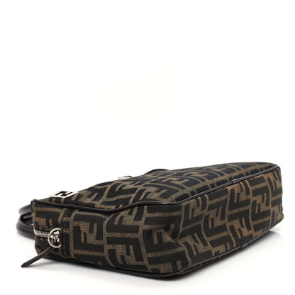 Fendi Zucca Top Handle Tote Tobacco 4 of 11