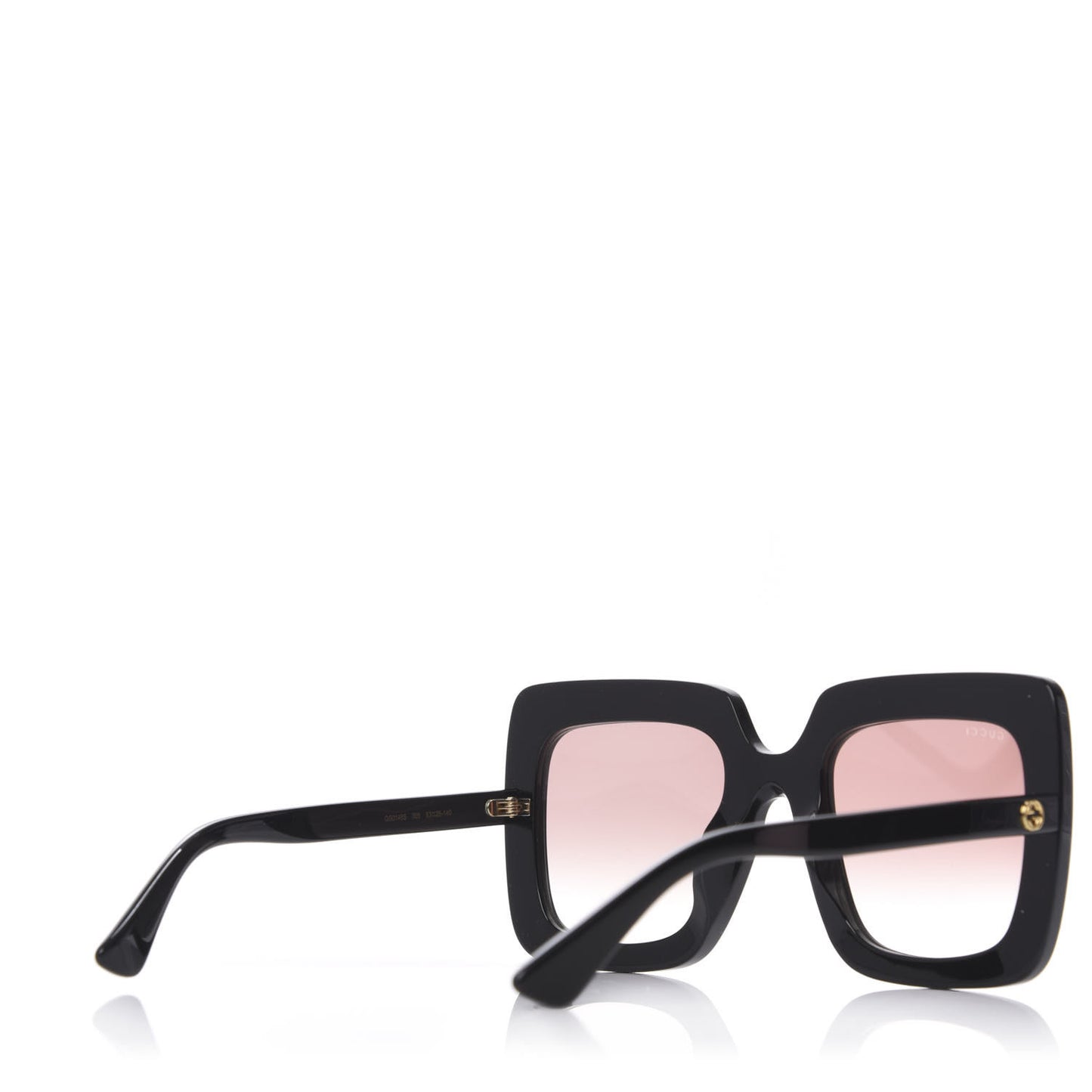 Acetate Crystal Oversize Sunglasses GG0148S Black