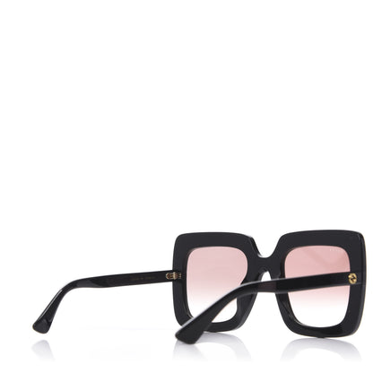 Gucci Acetate Crystal Oversize Sunglasses GG0148S Black 4 of 7
