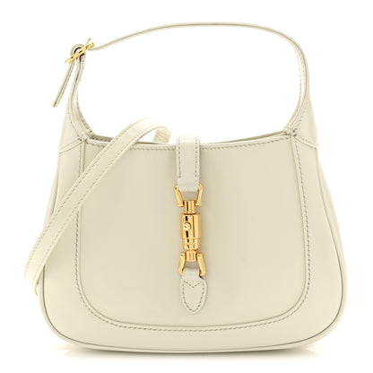 Gucci Boarded Dyana Lux Calfskin Mini Jackie 1961 Hobo Mystic White 1 of 10