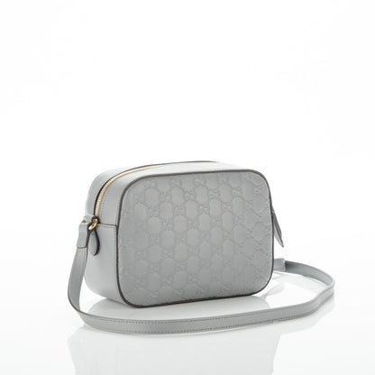 Gucci Guccissima Signature Small Camera Bag Deep Grey 3 of 7