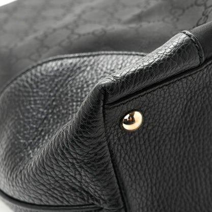 Gucci Monogram Tote Black 12 of 13