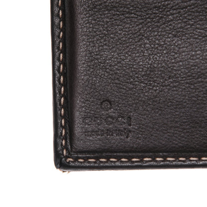 Gucci Monogram Lovely Heart French Flap Wallet Dark Brown 6 of 9