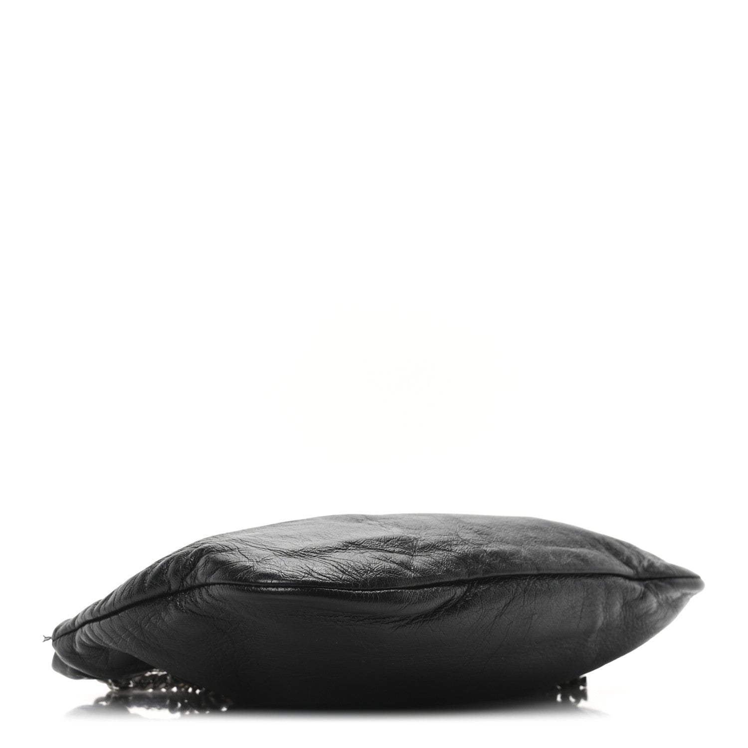 Saint Laurent Calfskin Pac Ruched Hobo Black 4 of 10