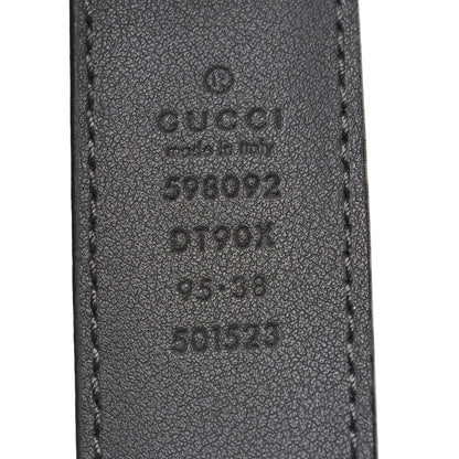 Gucci Smooth Calfskin Interlocking G Belt 95 38 Grey 5 of 6