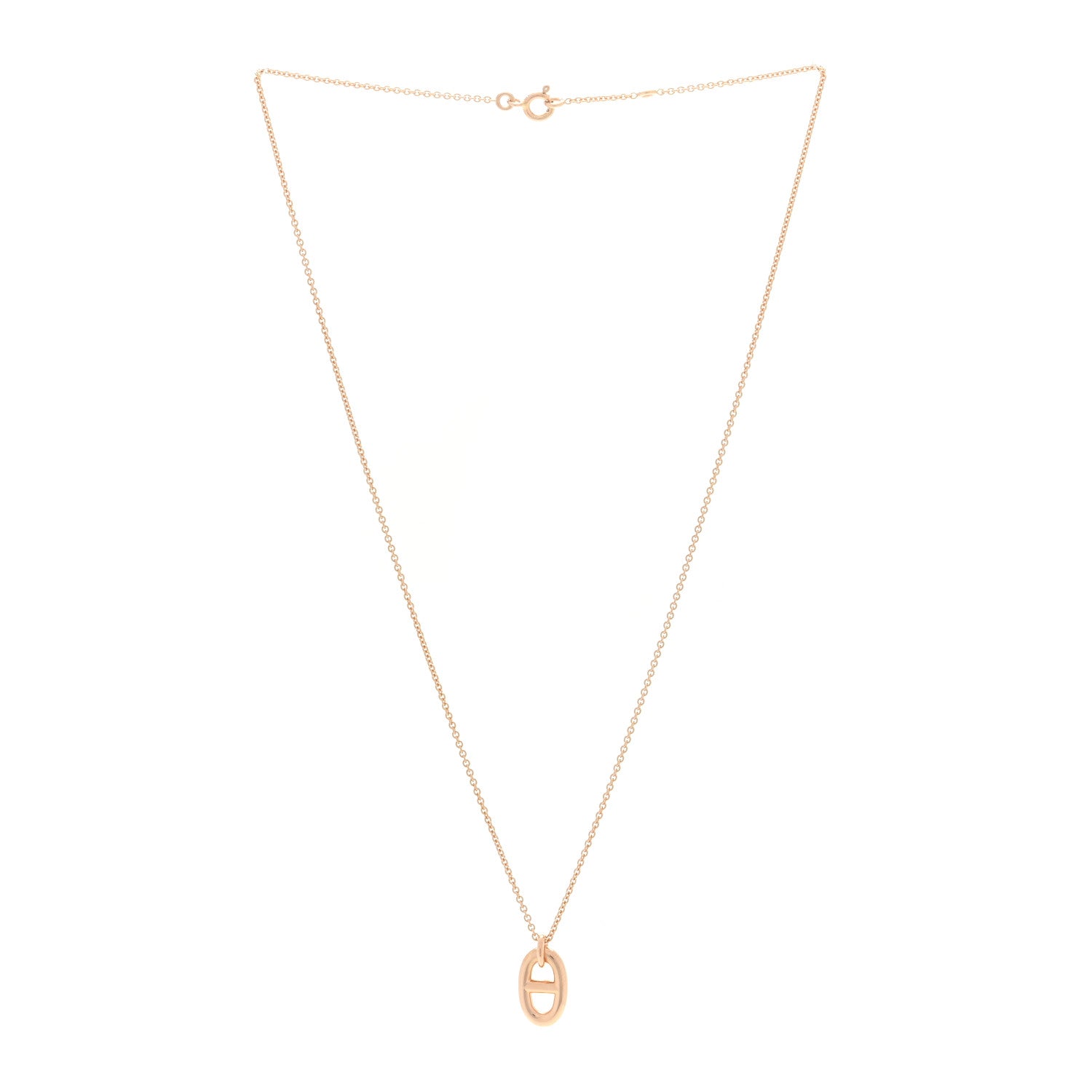Hermes 18K Rose Gold PM Farandole Pendant Necklace 3 of 5