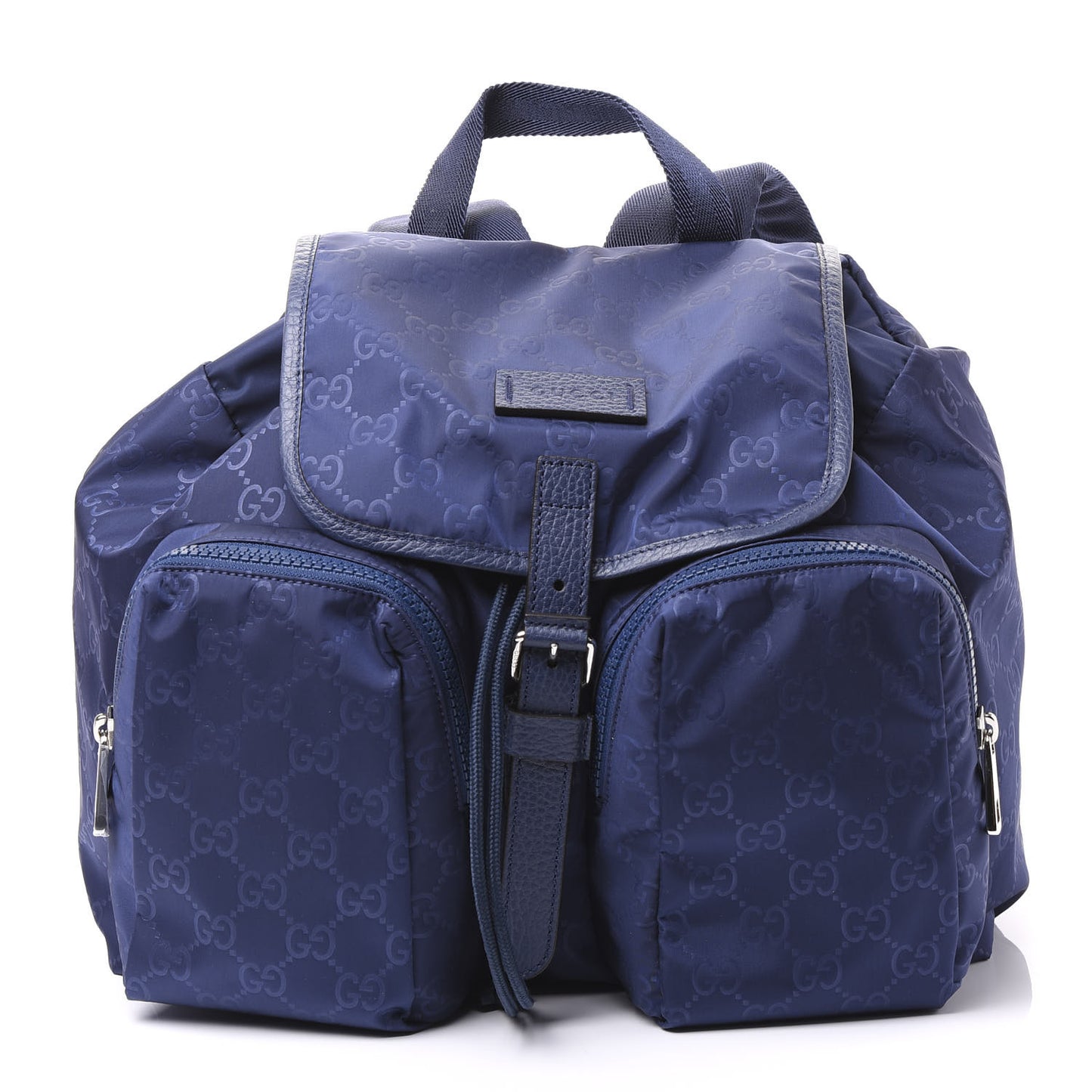 Nylon Monogram Medium Light Single Buckle Backpack Tide