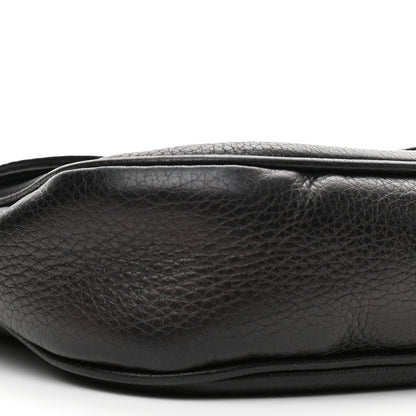 Gucci Pebbled Calfskin Medium Soho Flap Crossbody Black 9 of 14