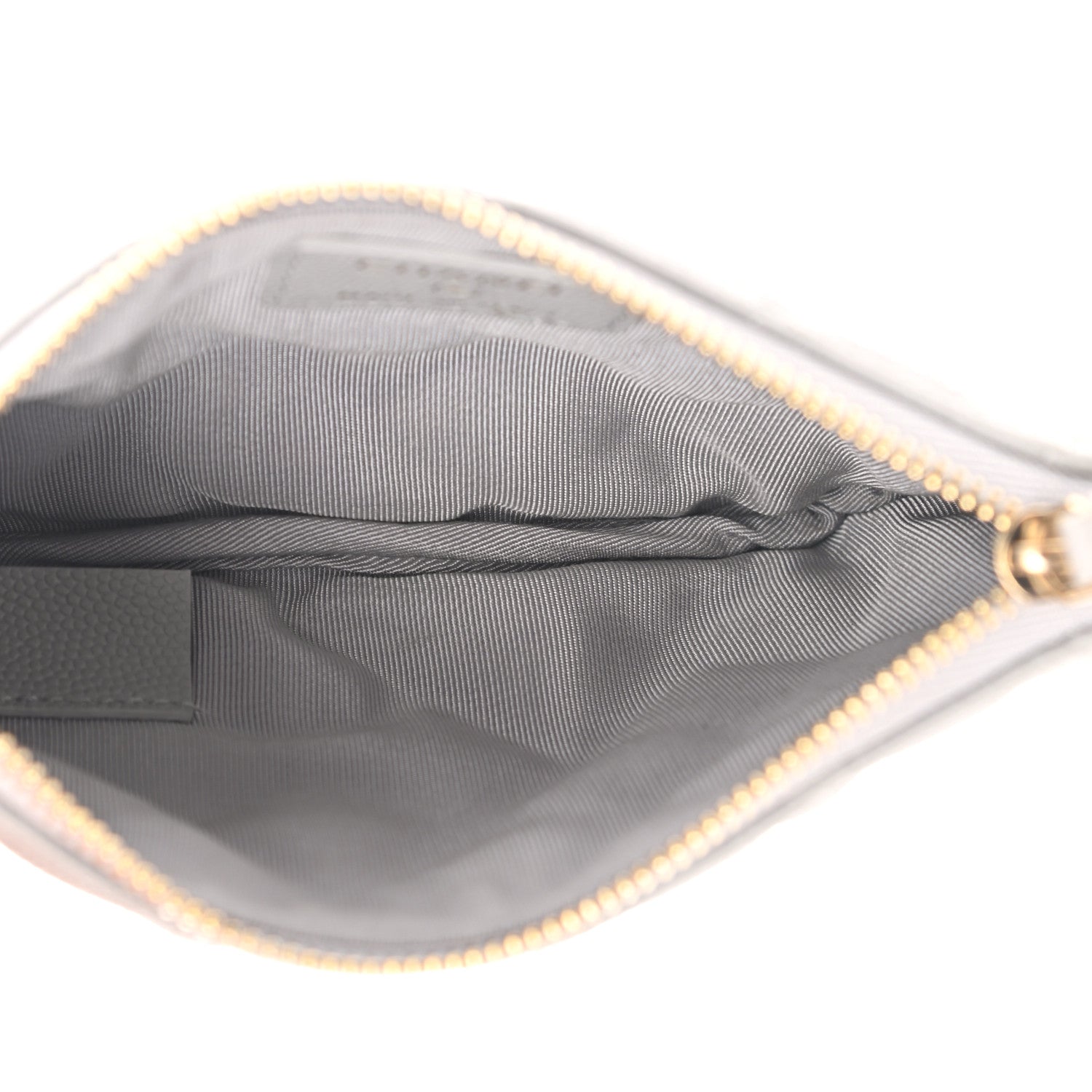 Chanel Caviar Quilted Small Cosmetic Case Grey 5 of 8
