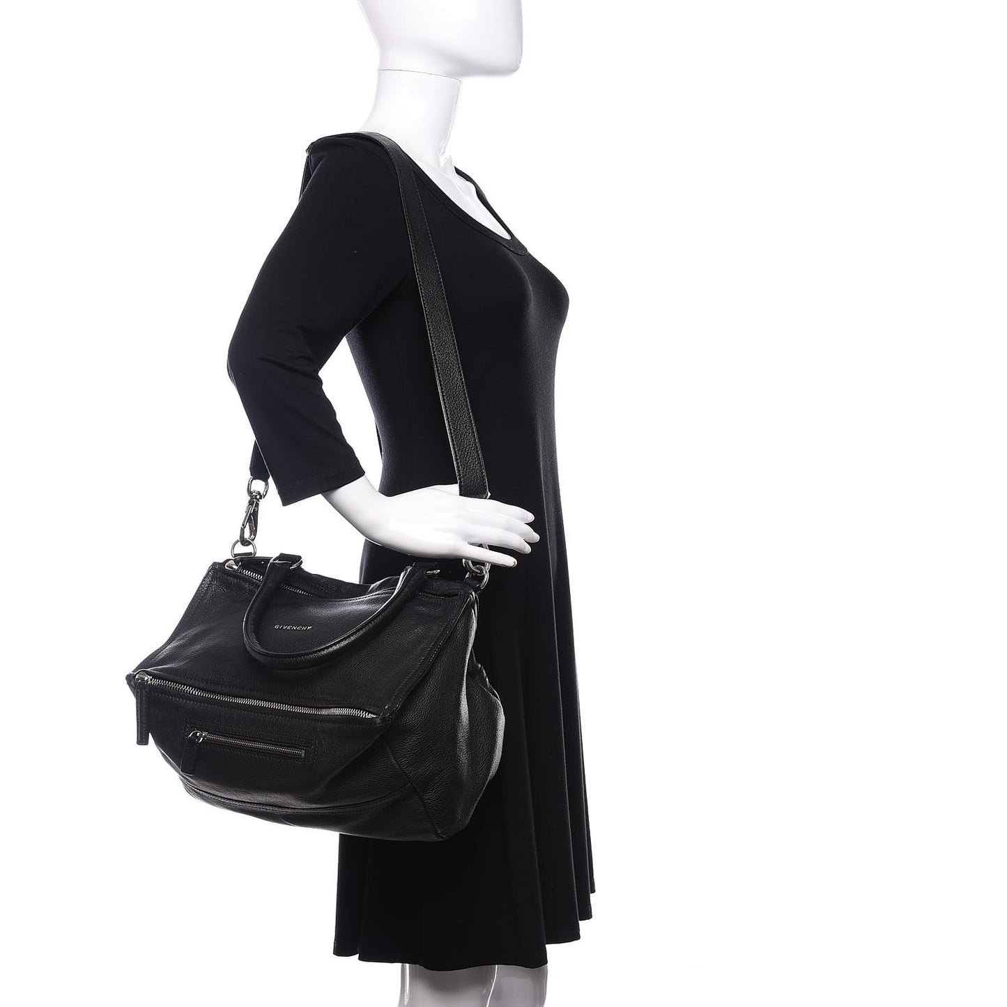 Sugar Goatskin Medium Pandora Black
