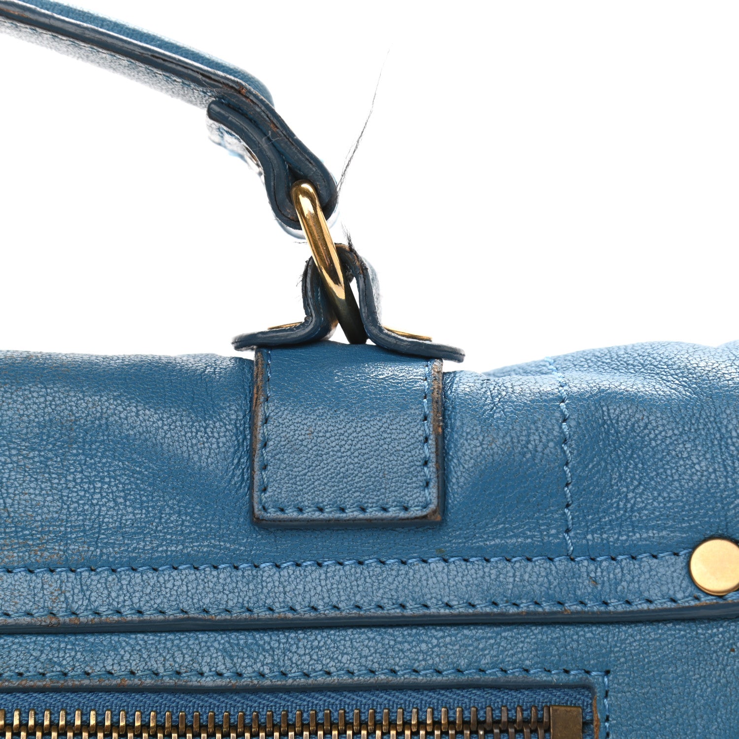 Proenza Schouler Lambskin Medium PS1 Satchel Sky Blue 15 of 17