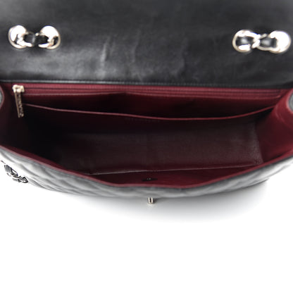 Chanel Lambskin Quilted Jumbo Single Flap Black 6 of 12