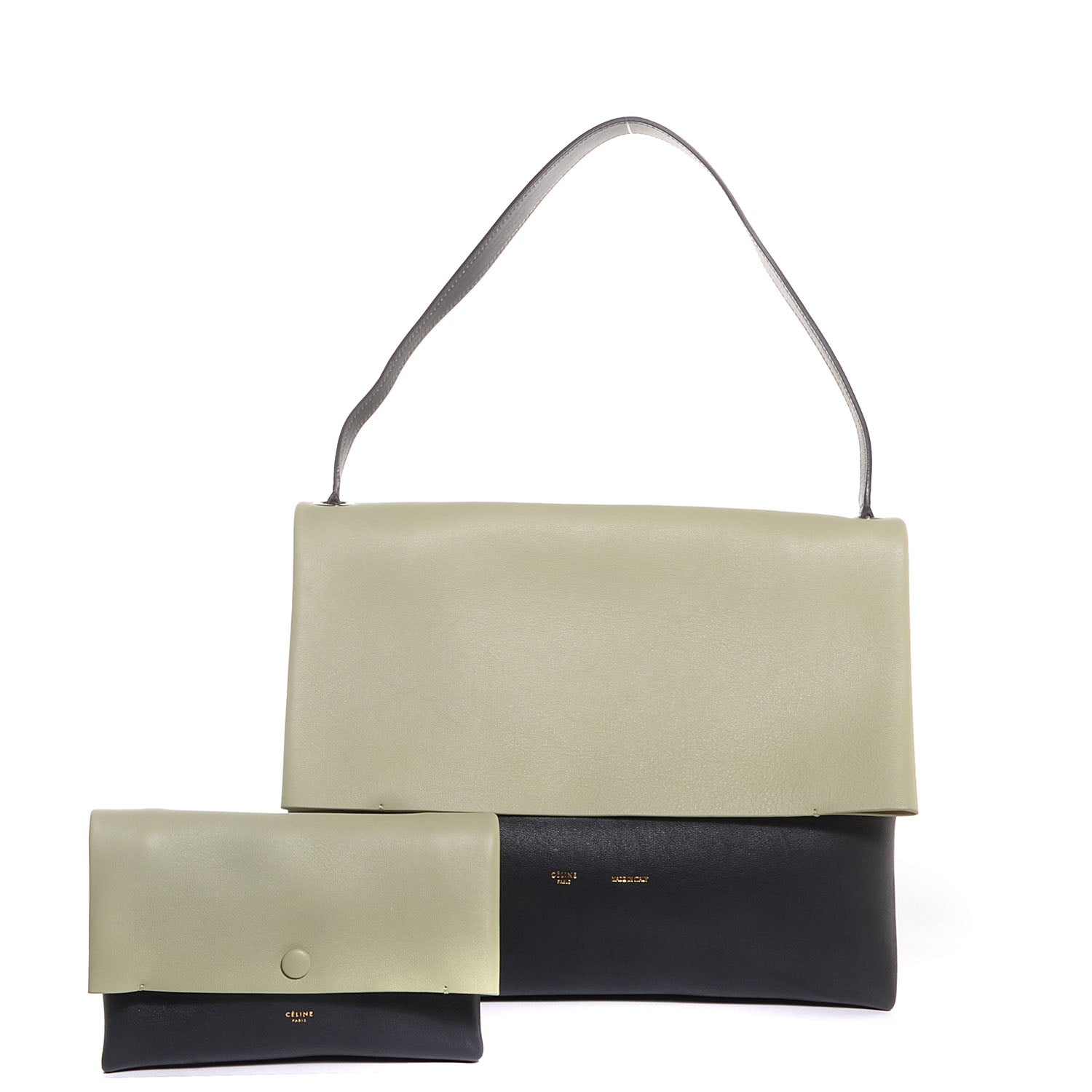 Celine Calfskin All Soft Shoulder Bag Pistachio 5 of 8