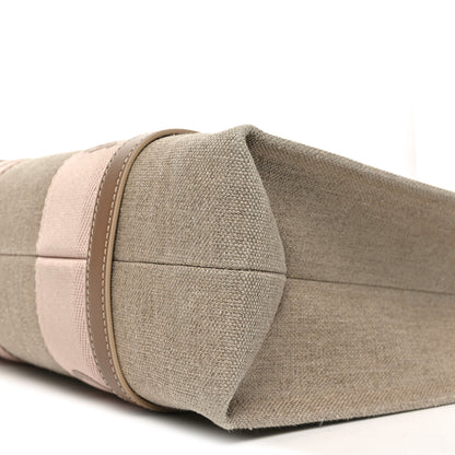 Chloe Linen Calfskin Medium Woody Ribbon Tote Blushy Beige 10 of 10