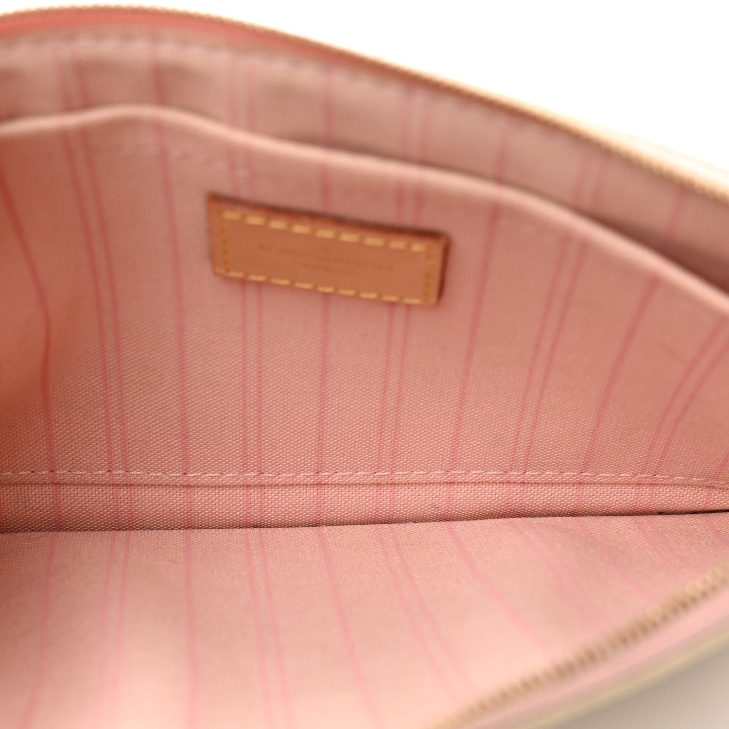 Louis Vuitton Damier Azur Neverfull MM GM Pochette Rose Ballerine 5 of 11