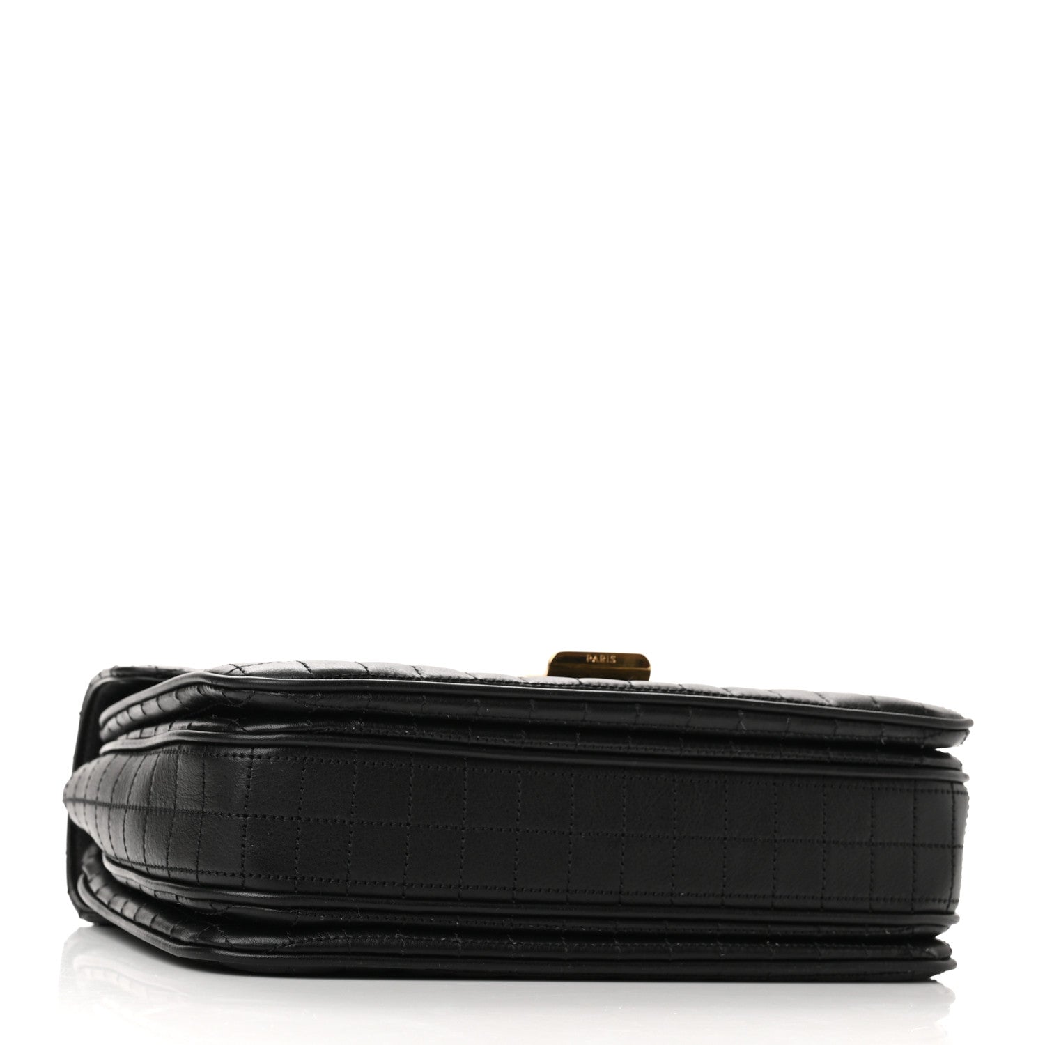 Celine Calfskin Quilted Medium C Bag Black 4 of 9