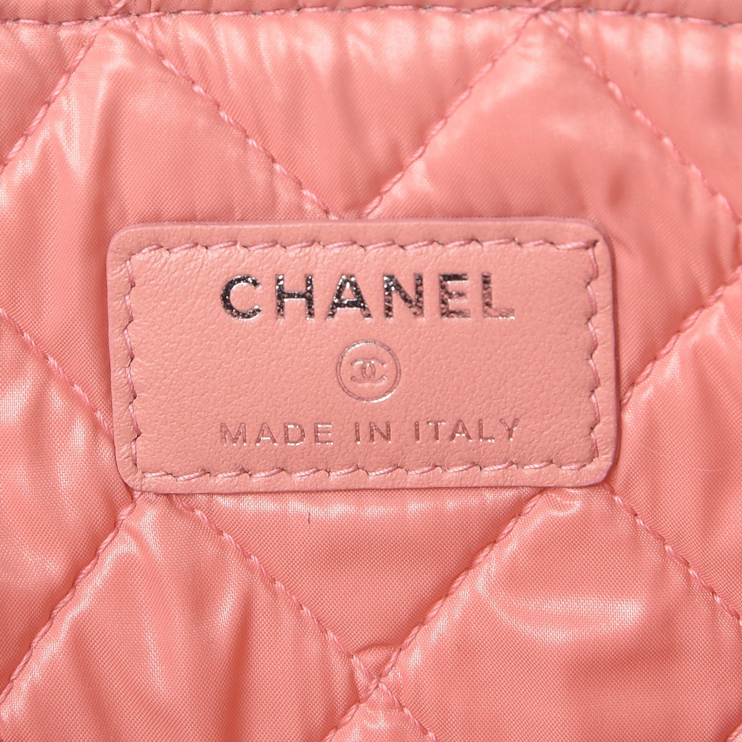 Chanel Canvas Small Deauville Pouch Pink 6 of 8