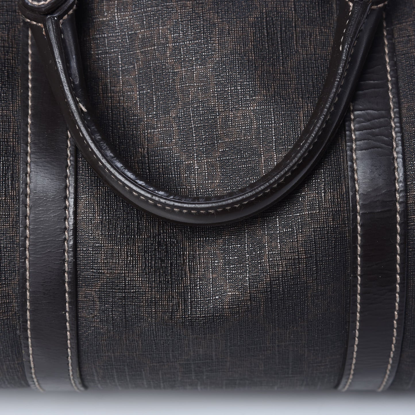 GG Supreme Monogram Medium Boston Dark Brown