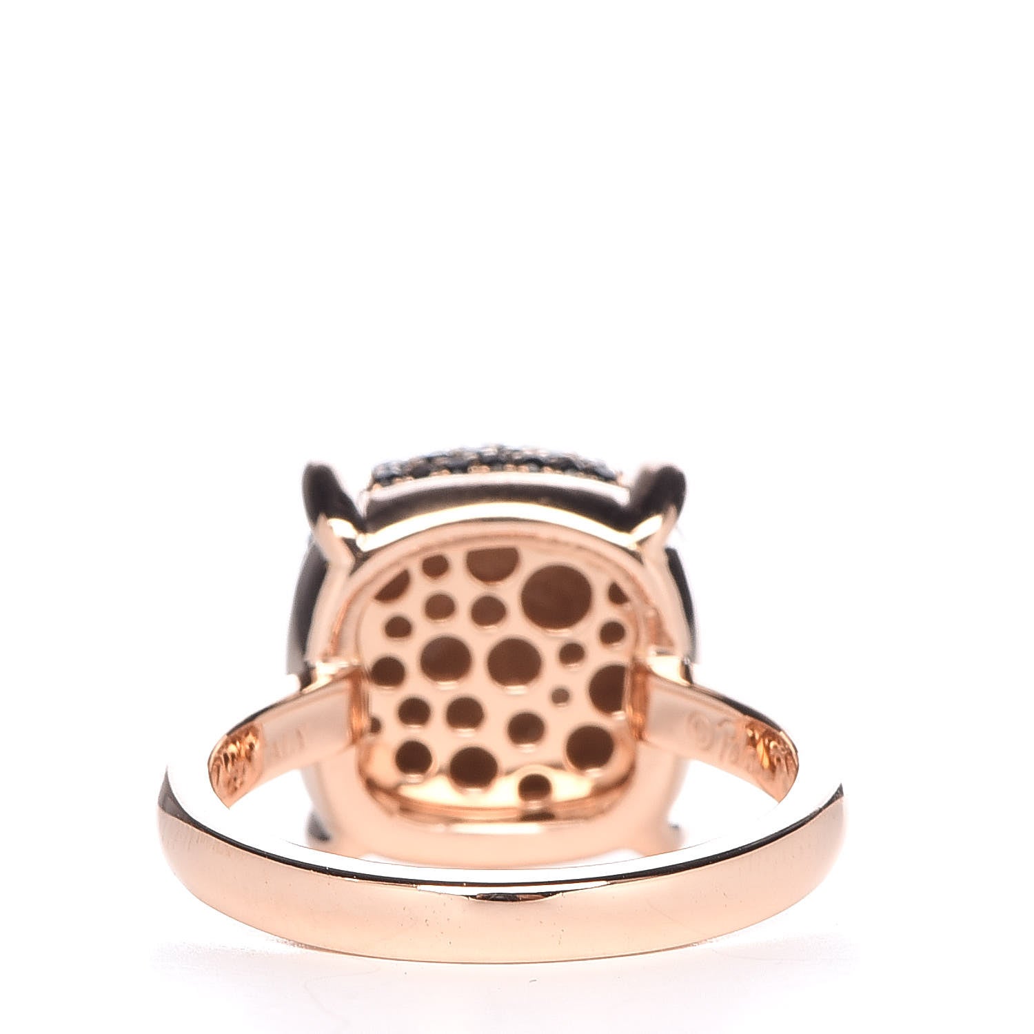 Tiffany 18K Rose Gold Black Spinel 12mm Paloma Picasso Sugar Stacks Ring 52 6 4 of 6