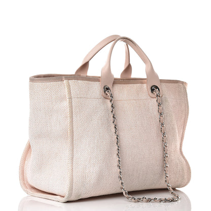 Chanel Canvas Large Deauville Tote Pink 3 of 20