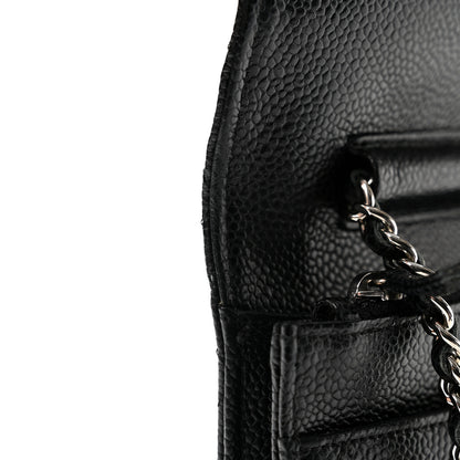 Chanel Caviar Quilted Wallet on Chain WOC Black 10 of 14