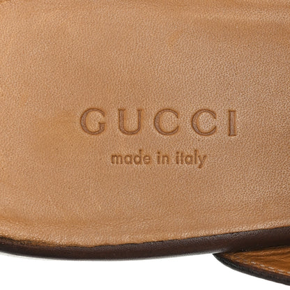 Gucci Calfskin Womens Princetown Slippers 36.5 Fondente Brown 8 of 10