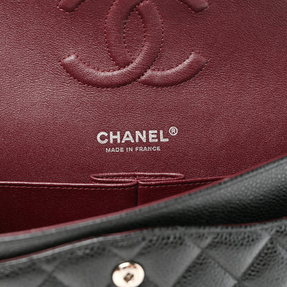 Chanel Caviar Quilted Medium Double Flap Black 6 of 10