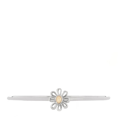 Tiffany Sterling Silver 18K Yellow Gold Paloma Picasso Daisy Bangle Bracelet 1 of 3