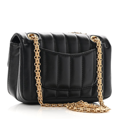 Chanel Aged Calfskin Vertical Quilted 2.55 Reissue Mini Flap Black 3 of 9
