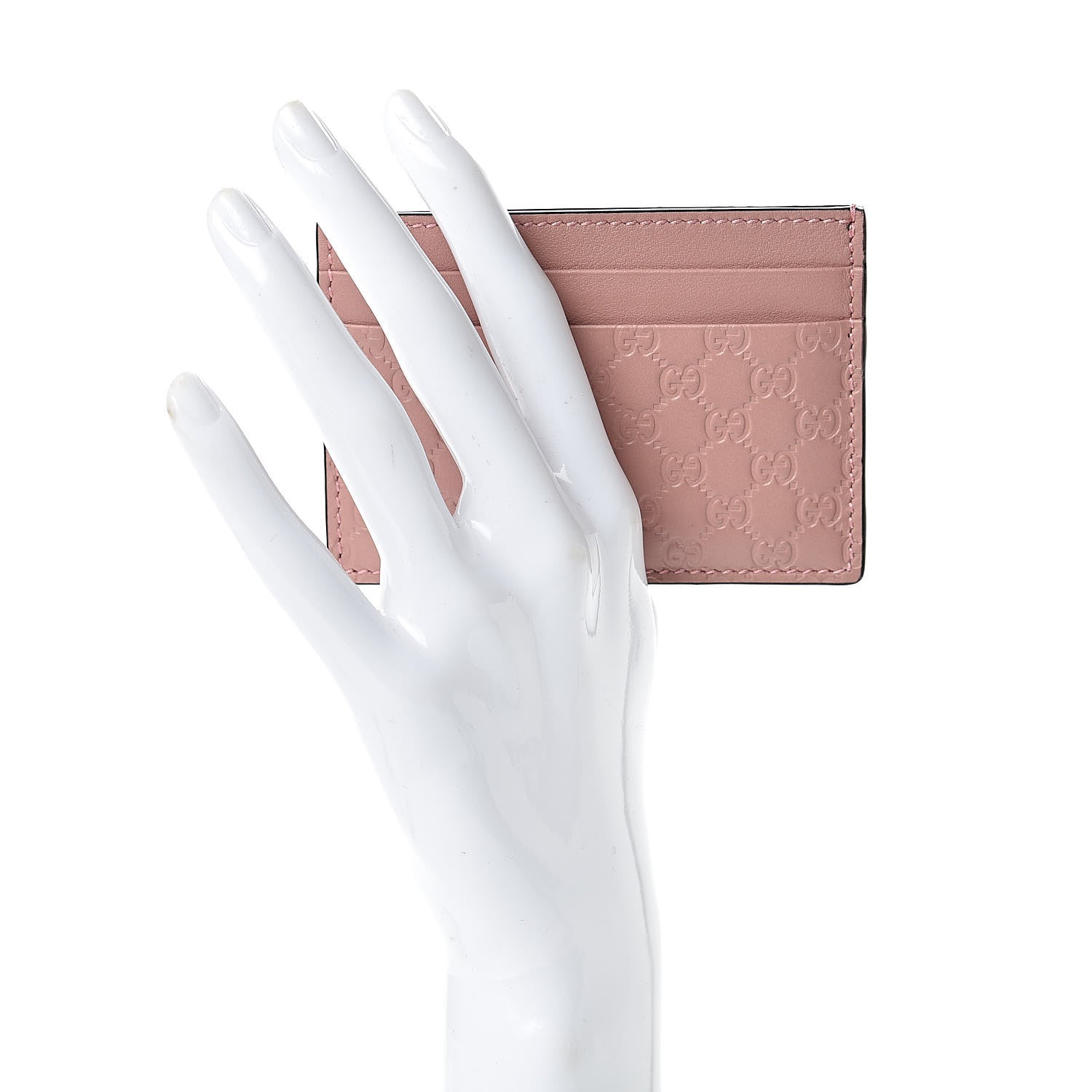 Gucci Microguccissima Card Holder Soft Pink 2 of 7