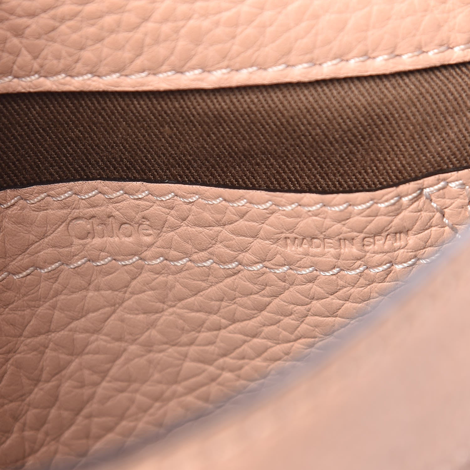 Chloe Calfskin Mini Marcie Round Crossbody Bag Blush Nude 6 of 19