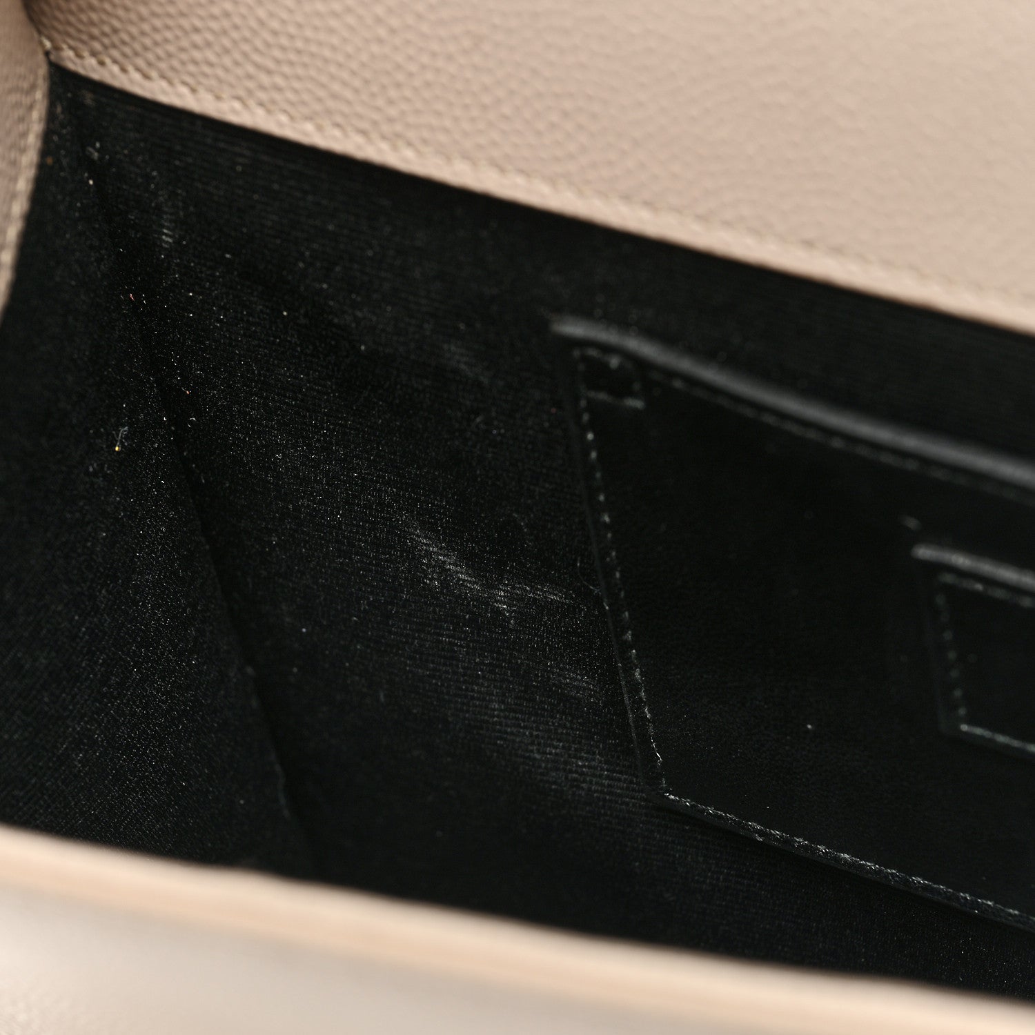 Saint Laurent Grain De Poudre Medium Monogram Kate Satchel Nude Powder 11 of 11