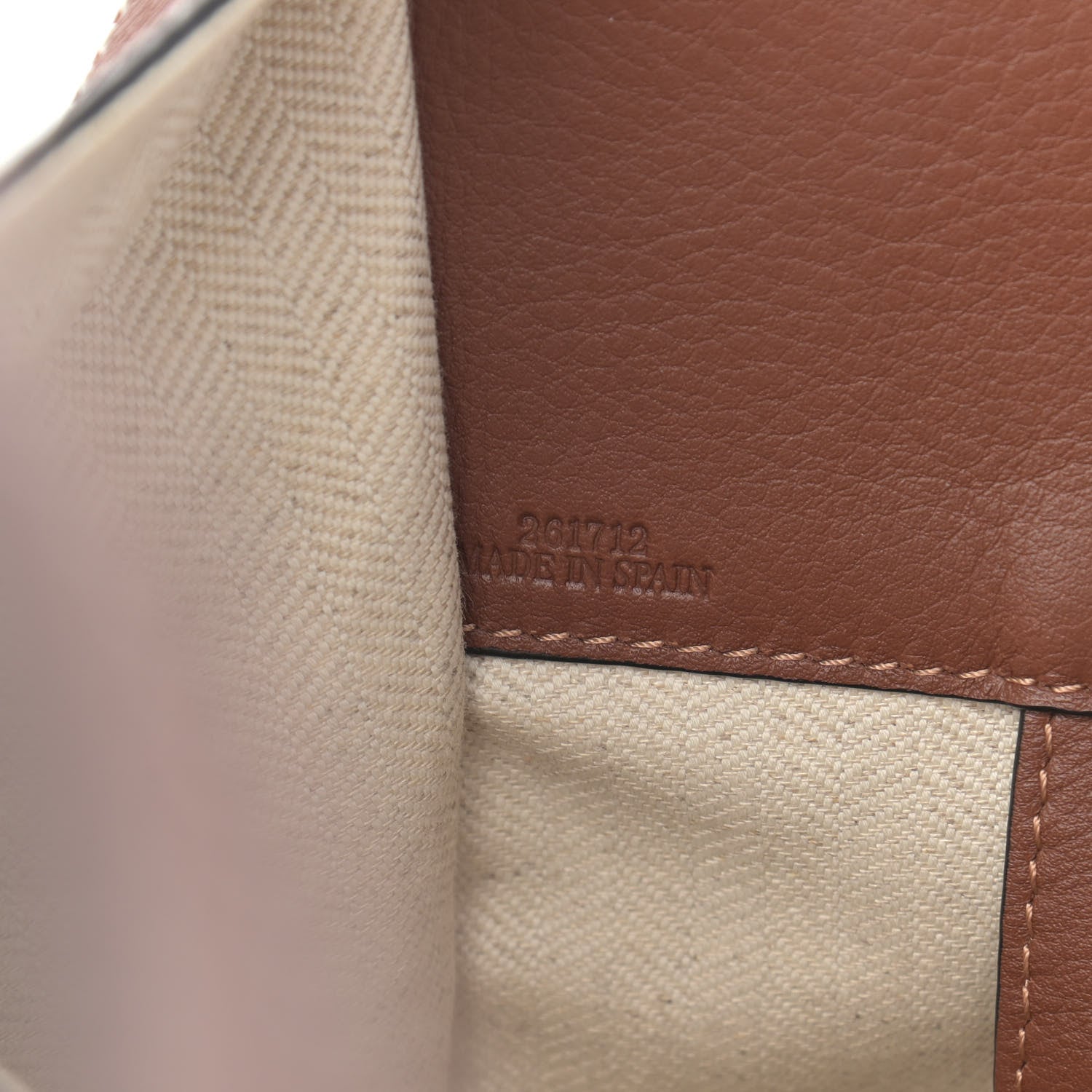 Loewe Grained Calfskin Small Hammock Shoulder Bag Tan 7 of 11