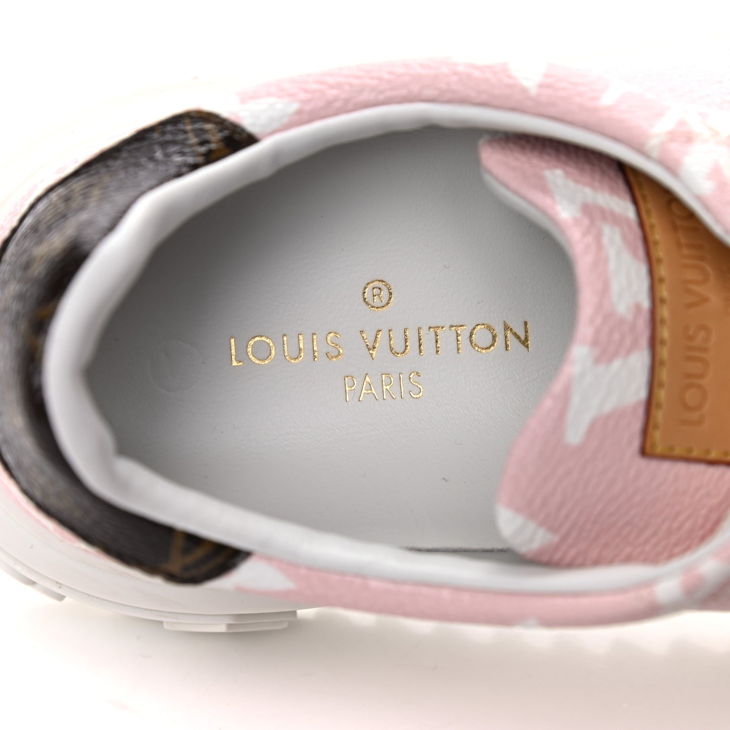 Monogram Giant Time Out Sneakers 35 Rose