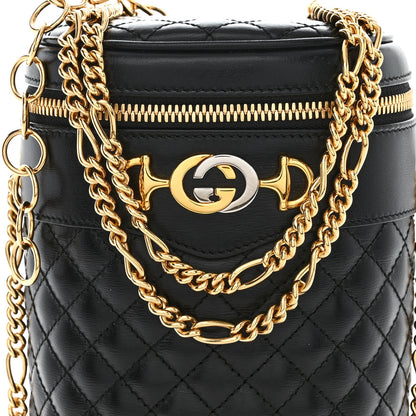 Gucci Calfskin Trapuntata Zumi Belt Bag Black 8 of 11