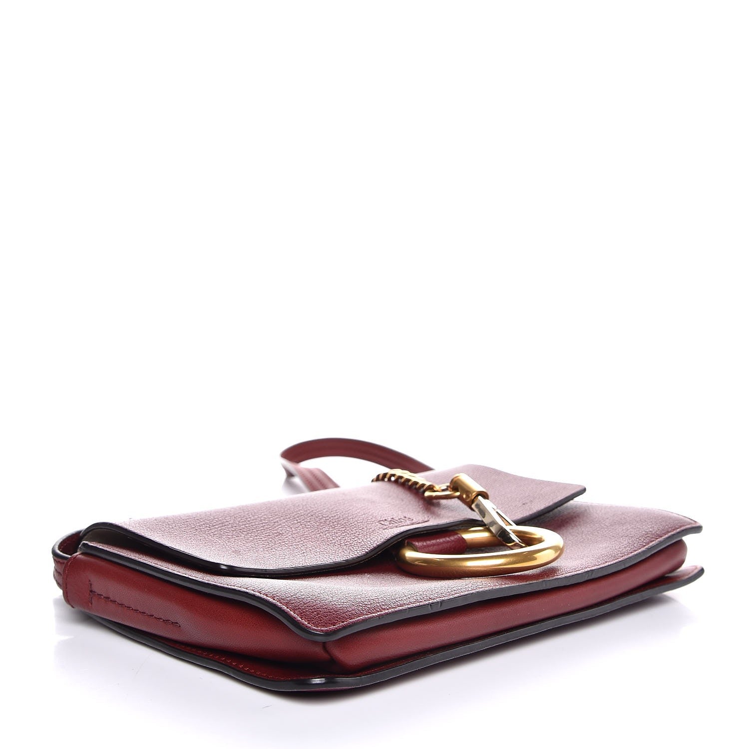 Chloe Goatskin Small Faye Shoulder Bag Sienna Red 4 of 8