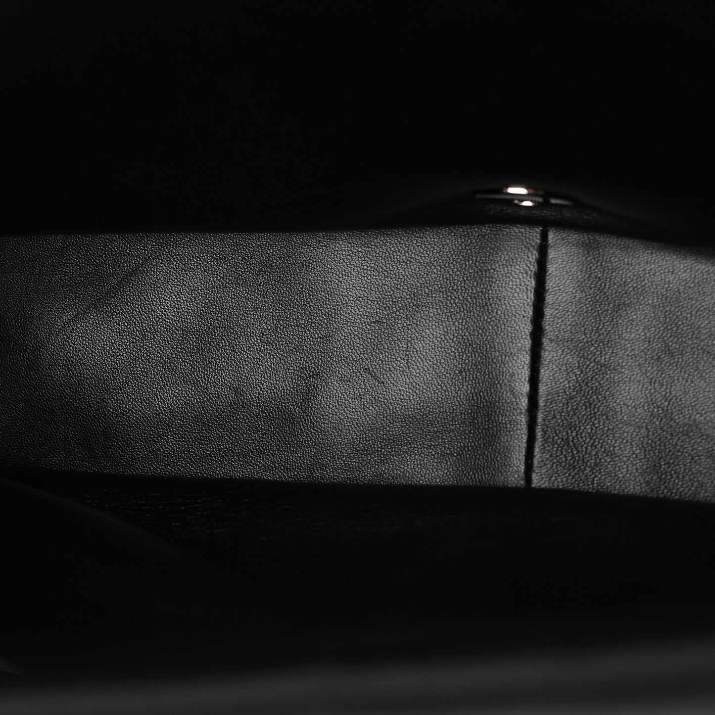 Shearling Lambskin Jumbo Chanel 100% Flap Black