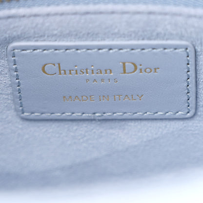 Christian Dior Lambskin Cannage Small Lady Dior Light Blue 6 of 10