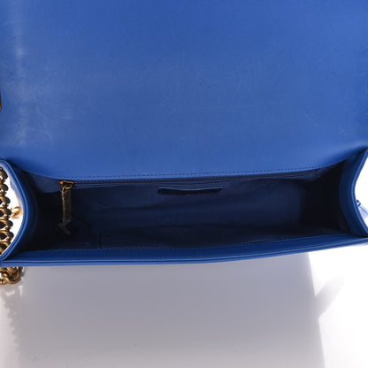Chanel Lambskin Quilted New Medium Boy Flap Blue 5 of 7