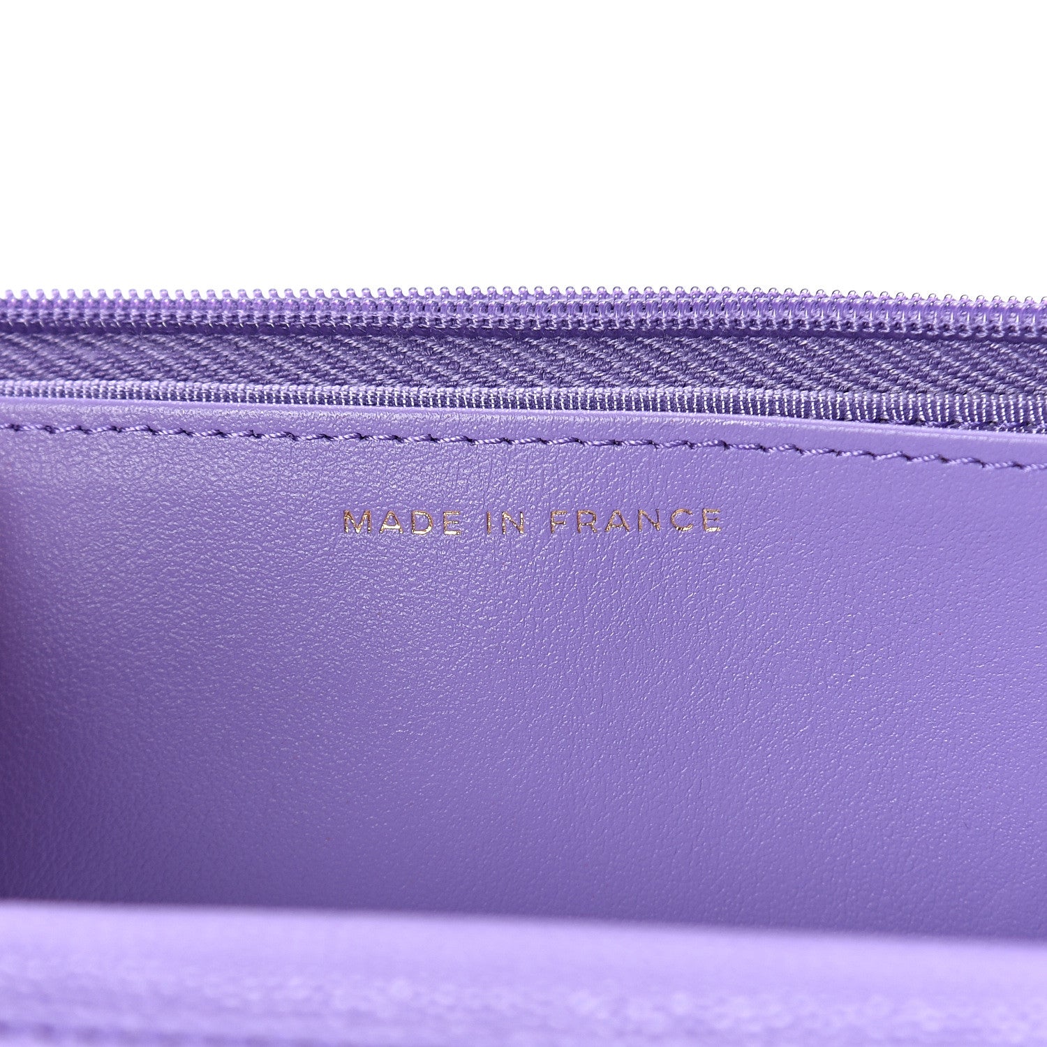 Chanel Caviar Quilted Wallet On Chain WOC Purple 6 of 10
