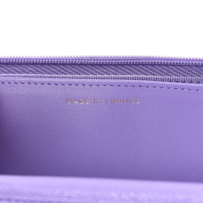 Chanel Caviar Quilted Wallet On Chain WOC Purple 6 of 10