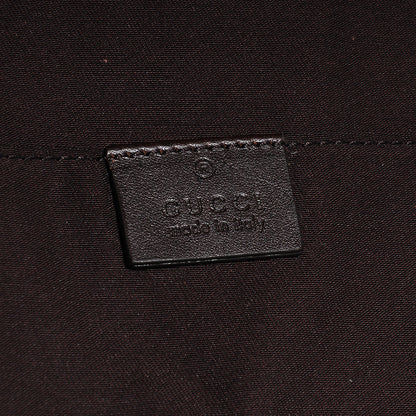 Gucci GG Plus Monogram Selleria Calfskin Document Portfolio Case Beige Ebony Cocoa 6 of 7