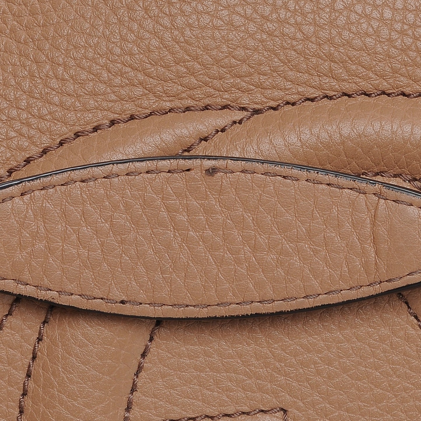 Pebbled Calfskin Medium Soho Chain Shoulder Bag Rose Beige