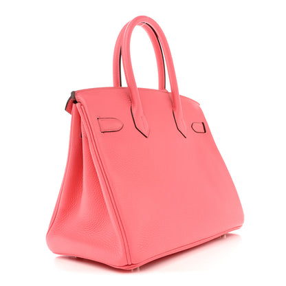 Hermes Togo Birkin 30 Rose Azalee 3 of 11
