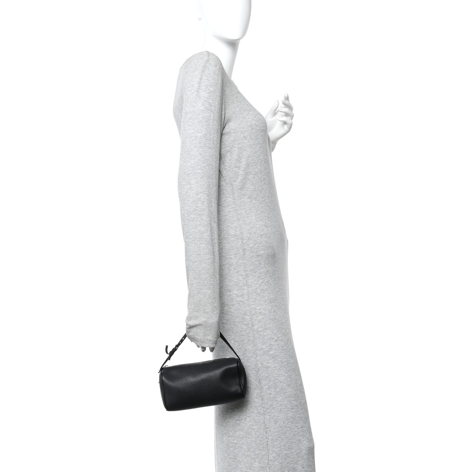 The Row Grained Calfskin 90's Bag Black 2 of 9