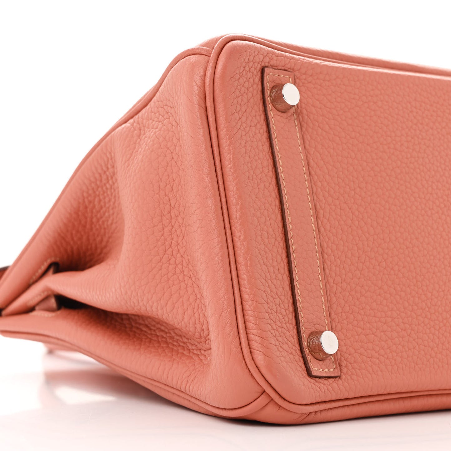 Taurillon Clemence Birkin 30  Rose Thé