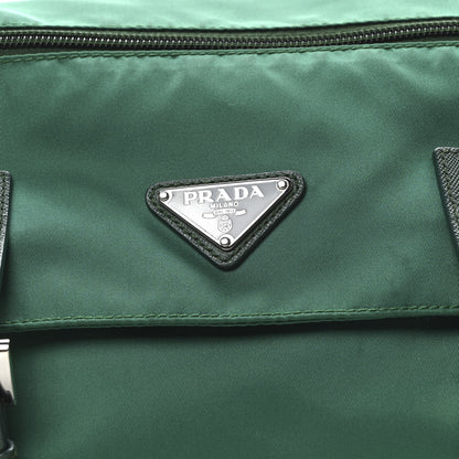 Prada Nylon Vela Saffiano Messenger Bag Oleandro 7 of 9