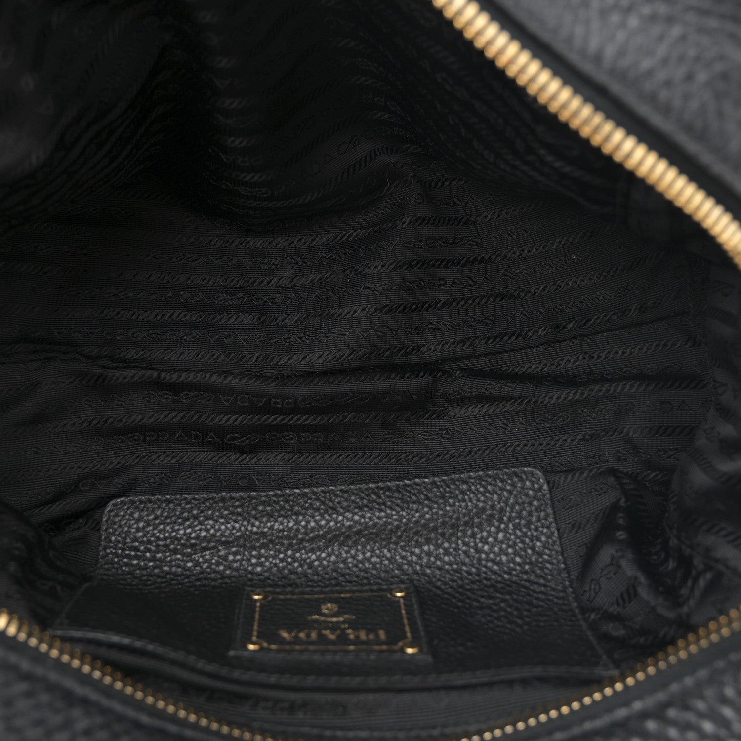 Prada Vitello Daino Bauletto Black 5 of 12