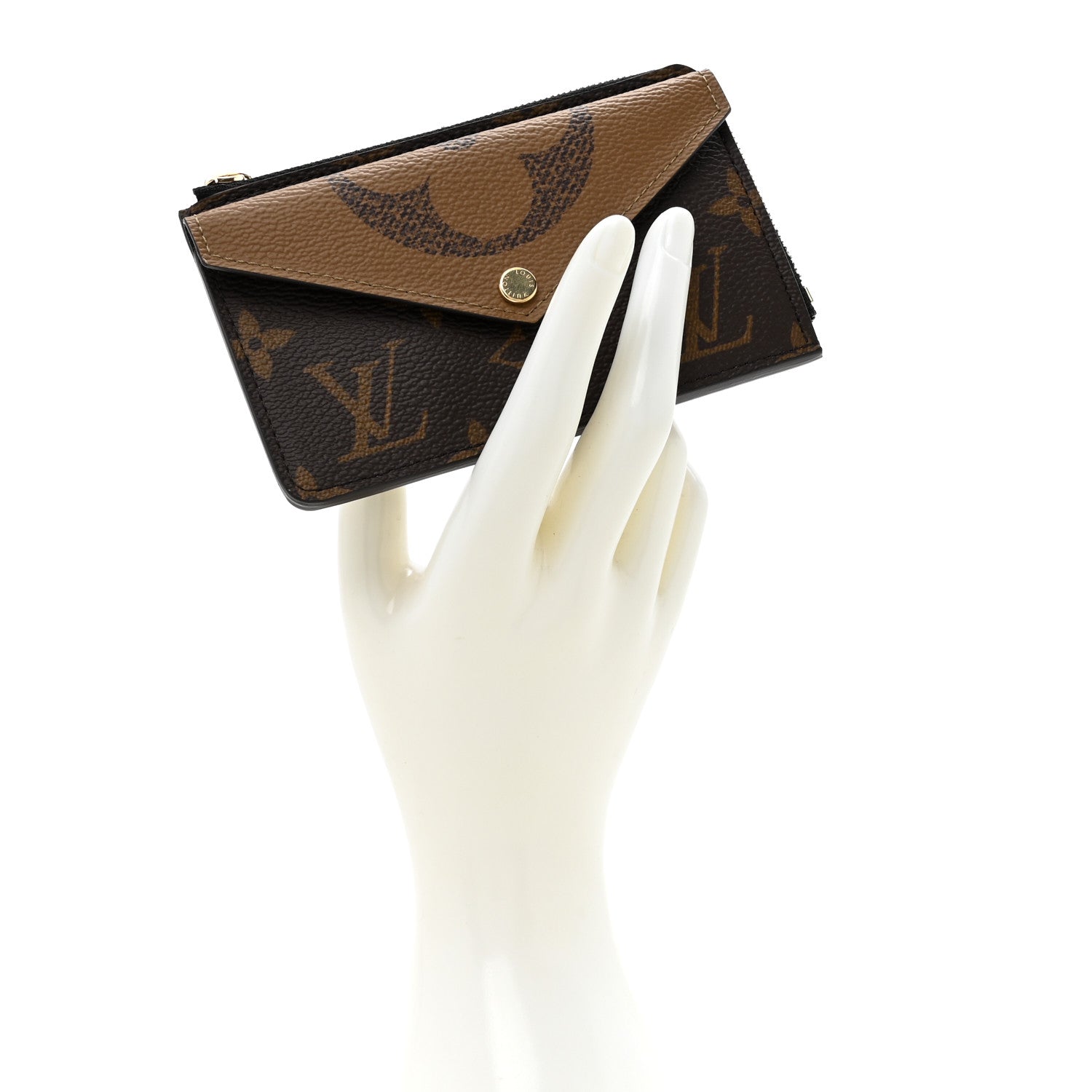 Louis Vuitton Reverse Monogram Recto Verso Card Holder Brown 2 of 8