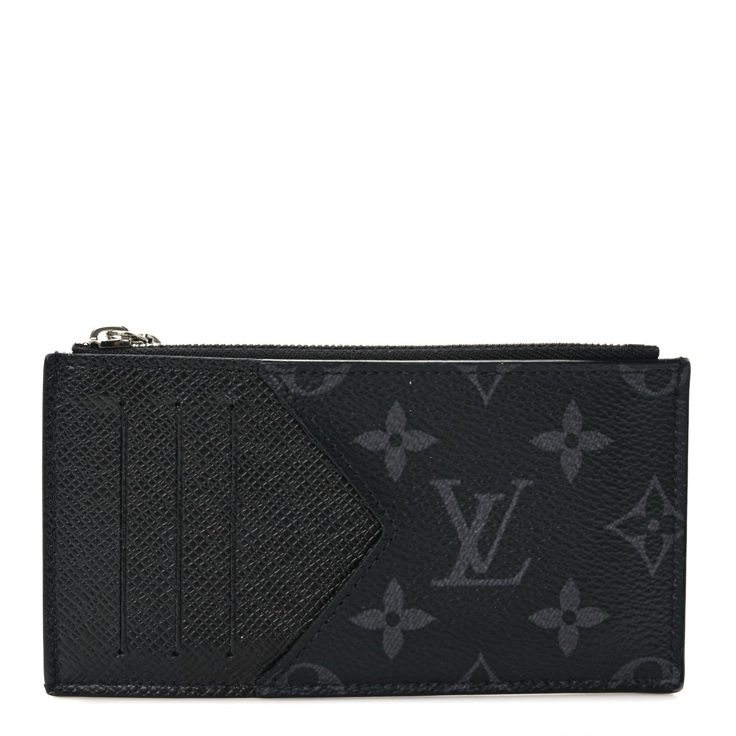 Reverse Monogram Eclipse Taiga Coin Card Holder